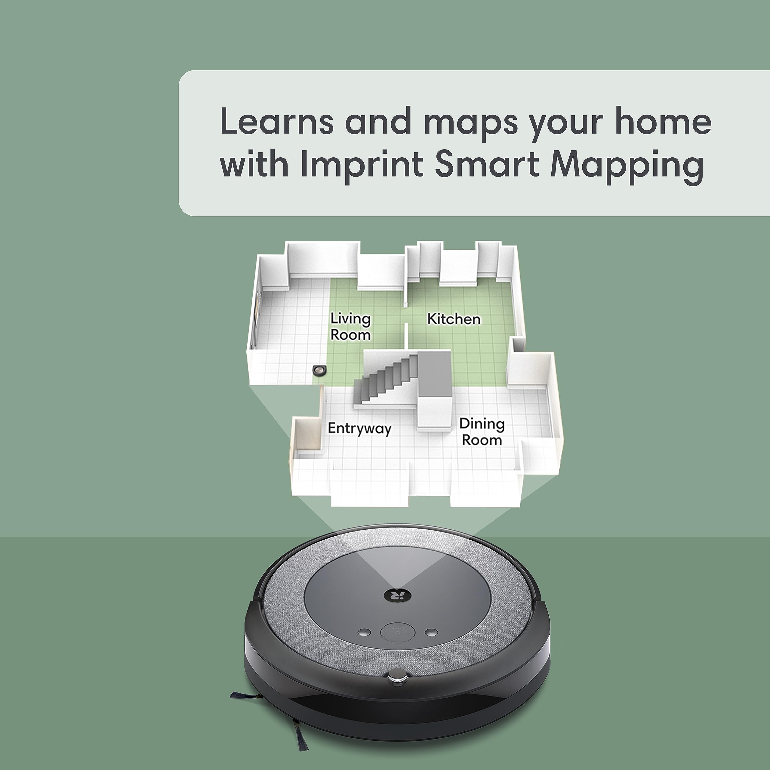 iRobot Roomba Combo i5+ Self-Emptying Robot Vacuum and Mop, Clean by Room with Smart Mapping, Empties Itself for Up to 60 Days, Works with Alexa, Personalized Cleaning OS - Image 6