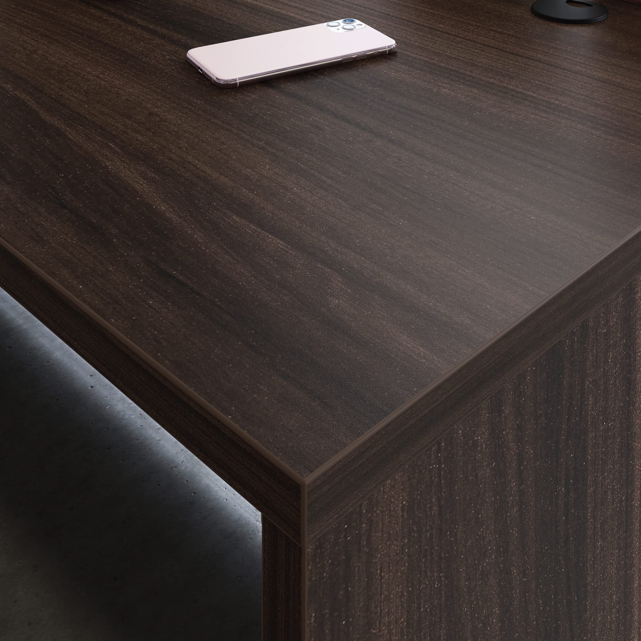 OfficeWorks by Sauder Affirm 60'' Desk Shell, L: 59.06'' x W: 29.53'' x H: 29.29'', Noble Elm - Image 5
