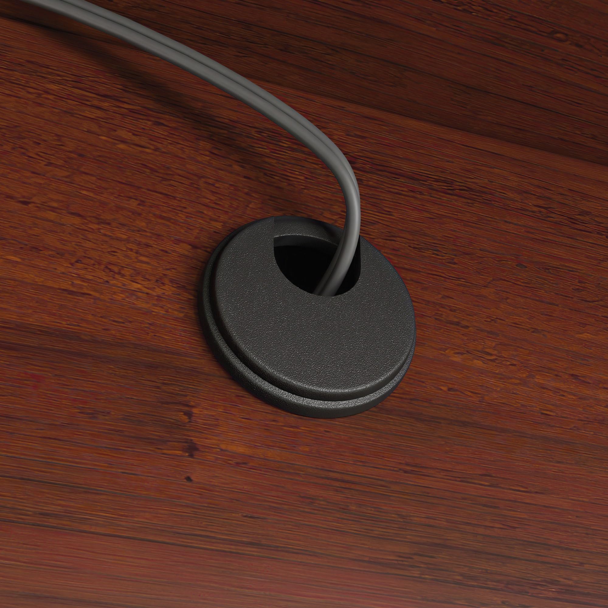 Sauder Affirm 60" x 36" Hutch, Classic Cherry Finish - Image 7