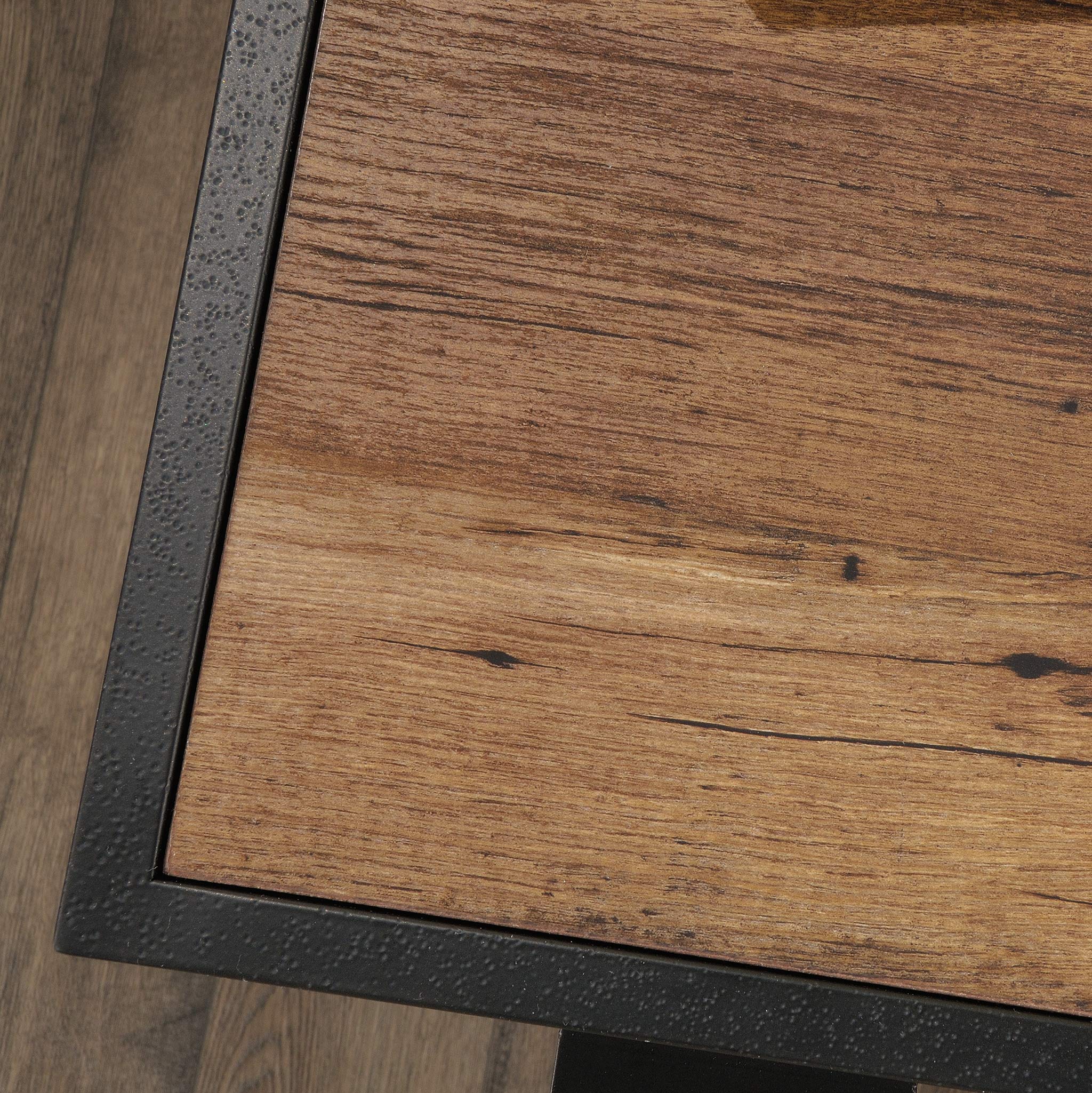 Sauder Boulevard Café L-Shaped Desk, Vintage Oak finish - Image 4