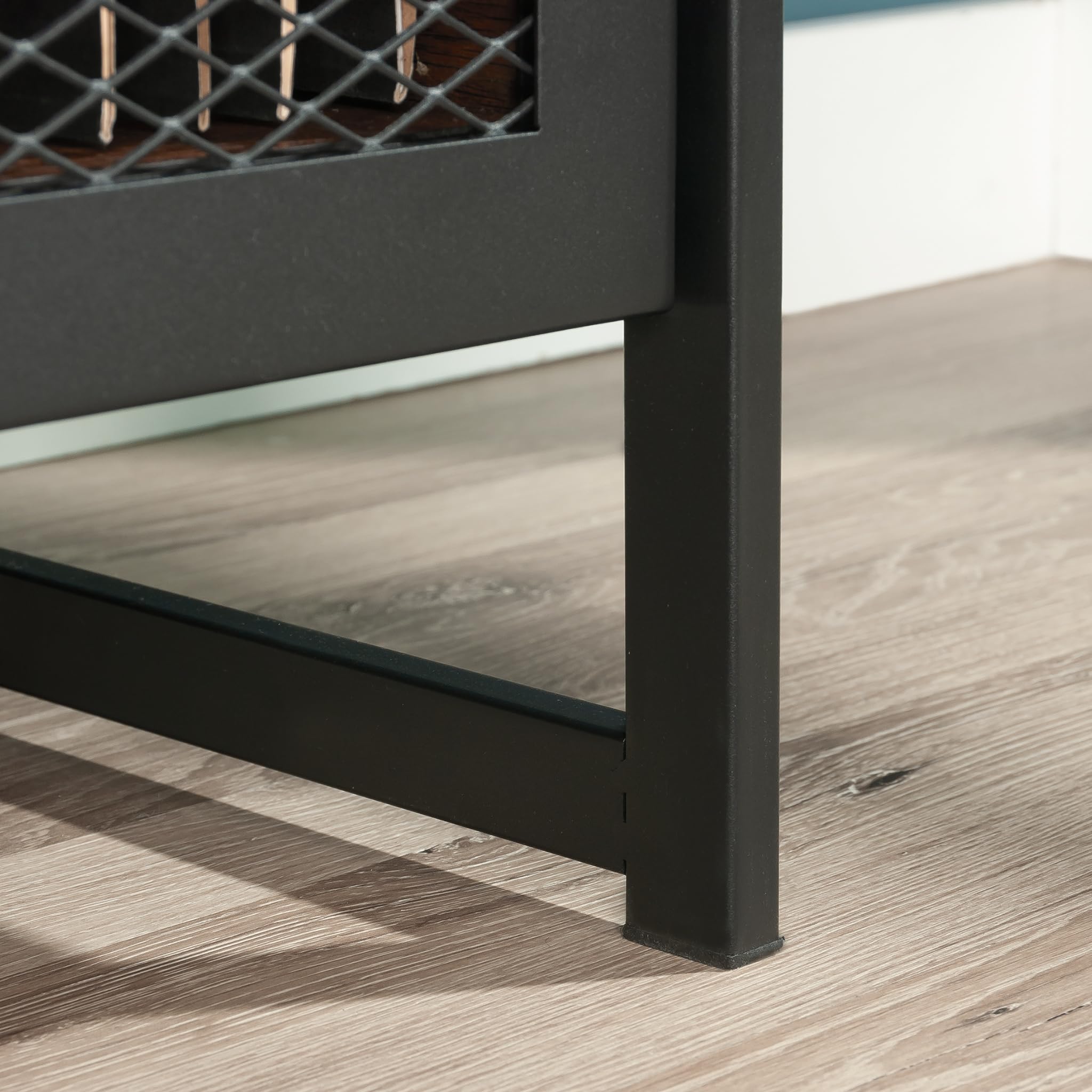 Sauder Briarbrook Tall Narrow Bookcase, Barrel Oak Finish - Image 4