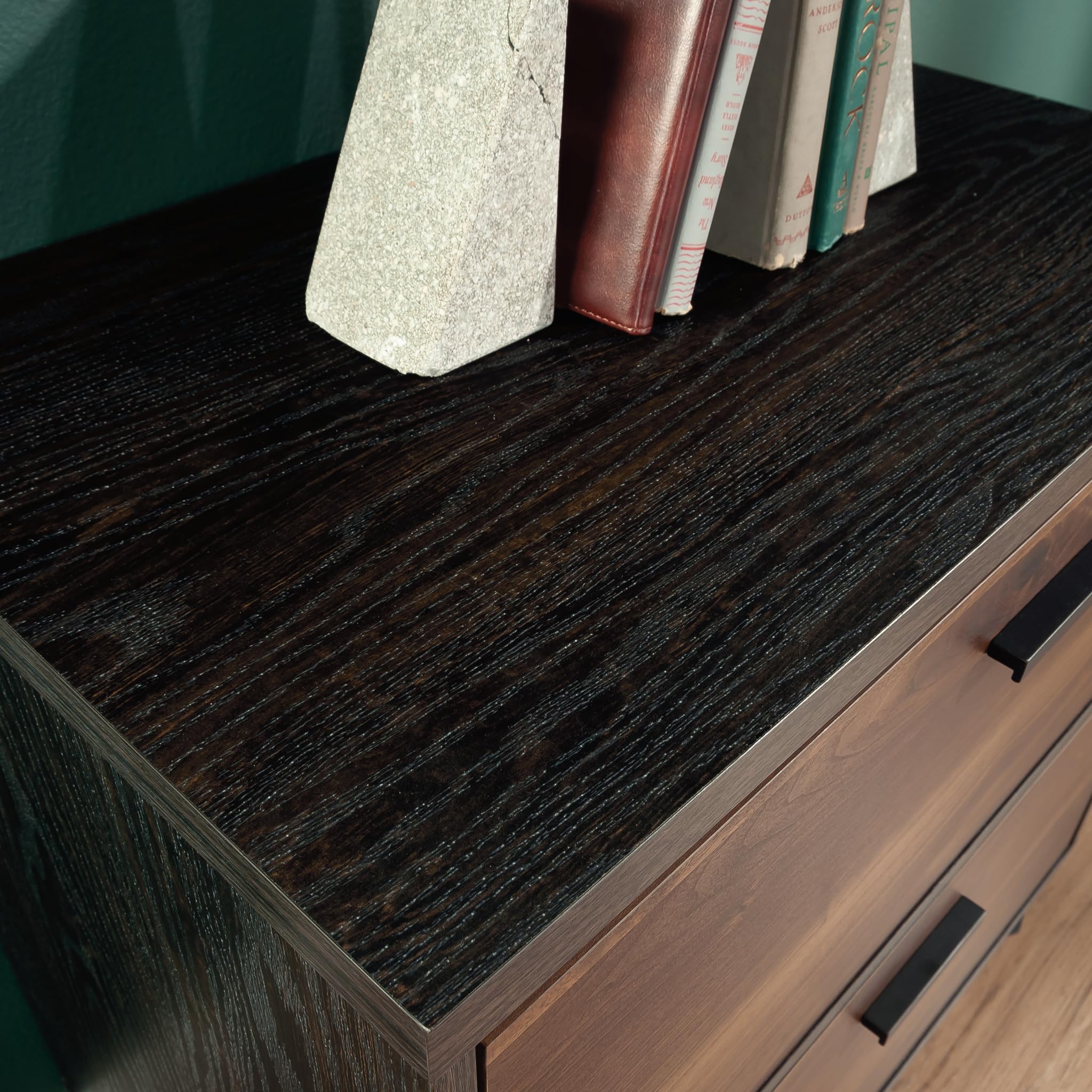 Sauder Canton Lane 2-Drawer Lateral File Cabinet, Brew Oak Finish - Image 5