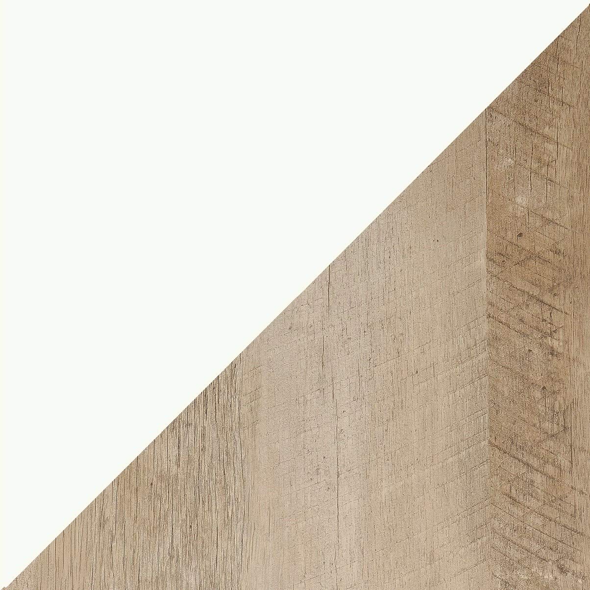 Sauder Cottage Road Nightstand, Farmhouse Style, Soft White with Oak Top - Image 6