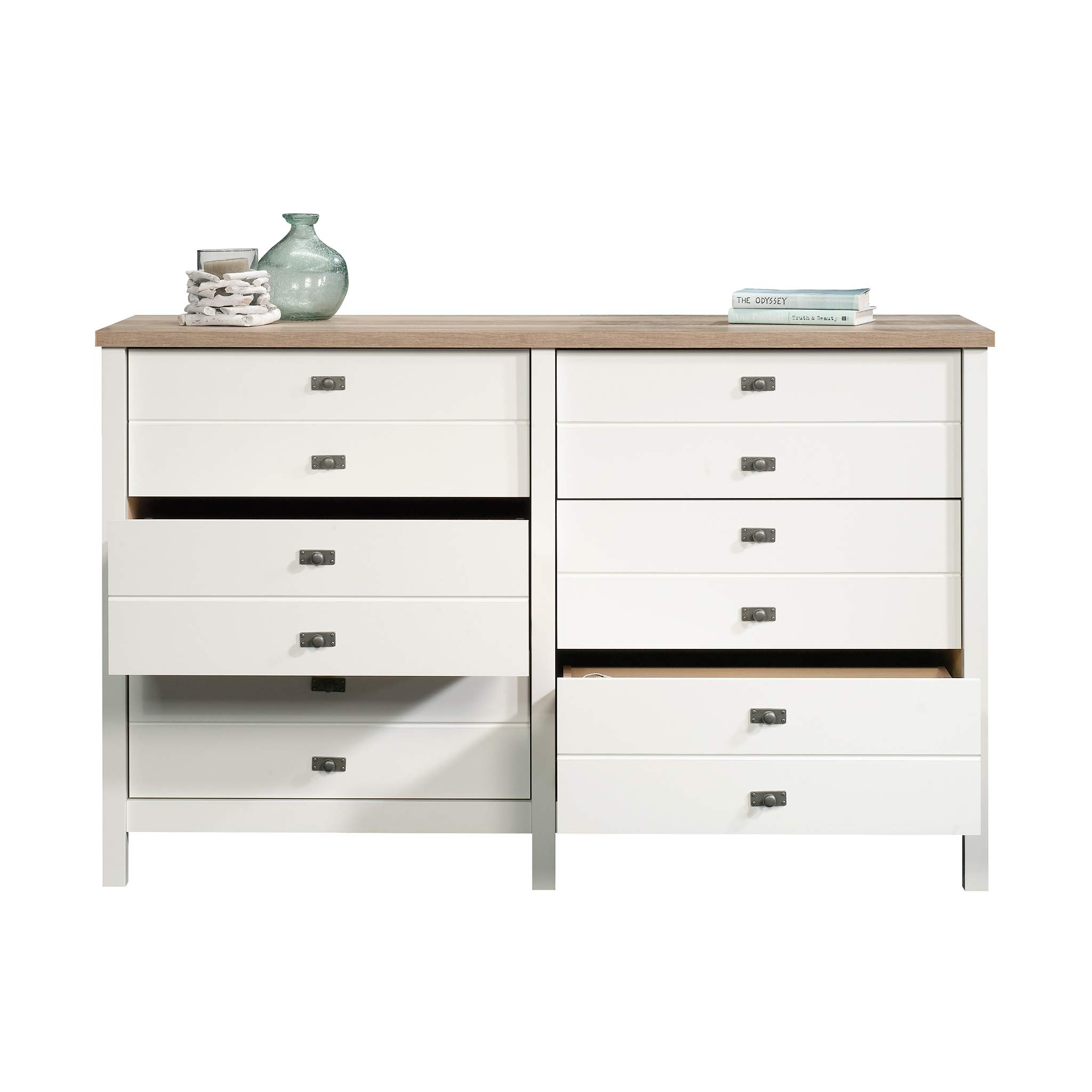 Sauder Cottage Road Dresser, Soft White finish - Image 6