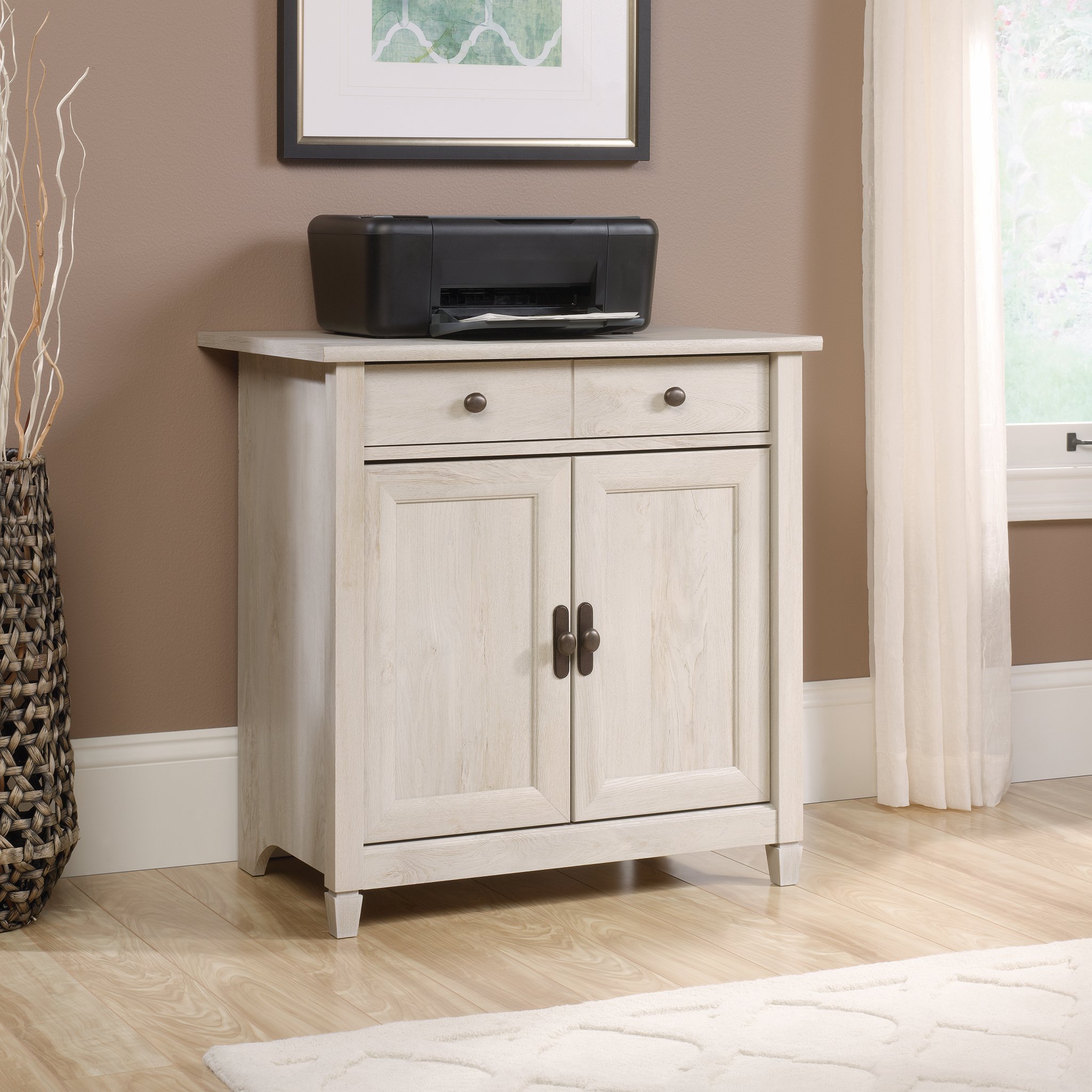 Sauder Edge Water Accent Storage Cabinet with Doors, Utility Cabinet, in Chalked Chestnut finish - Image 5