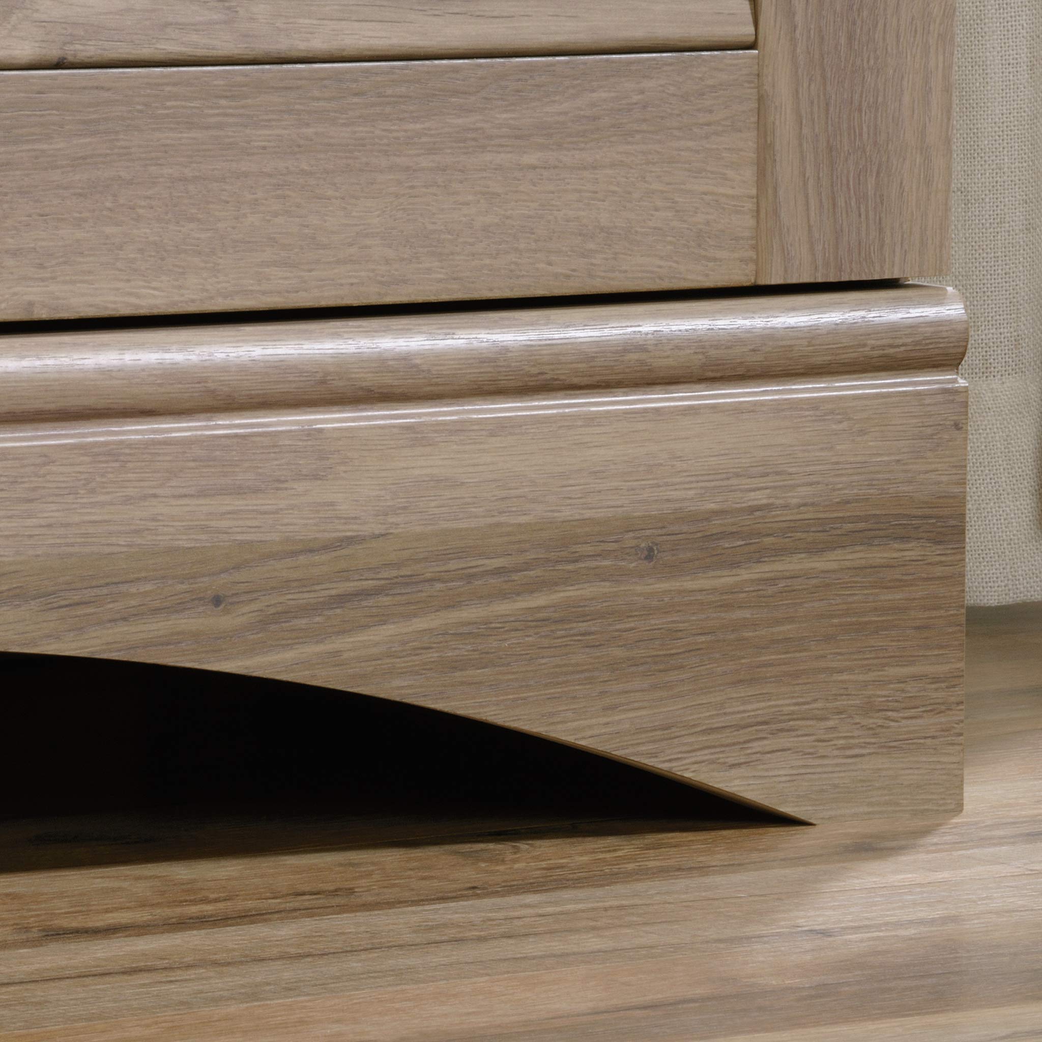 Sauder Harbor View Storage Cabinet/ Pantry Cabinet, Salt Oak finish - Image 6