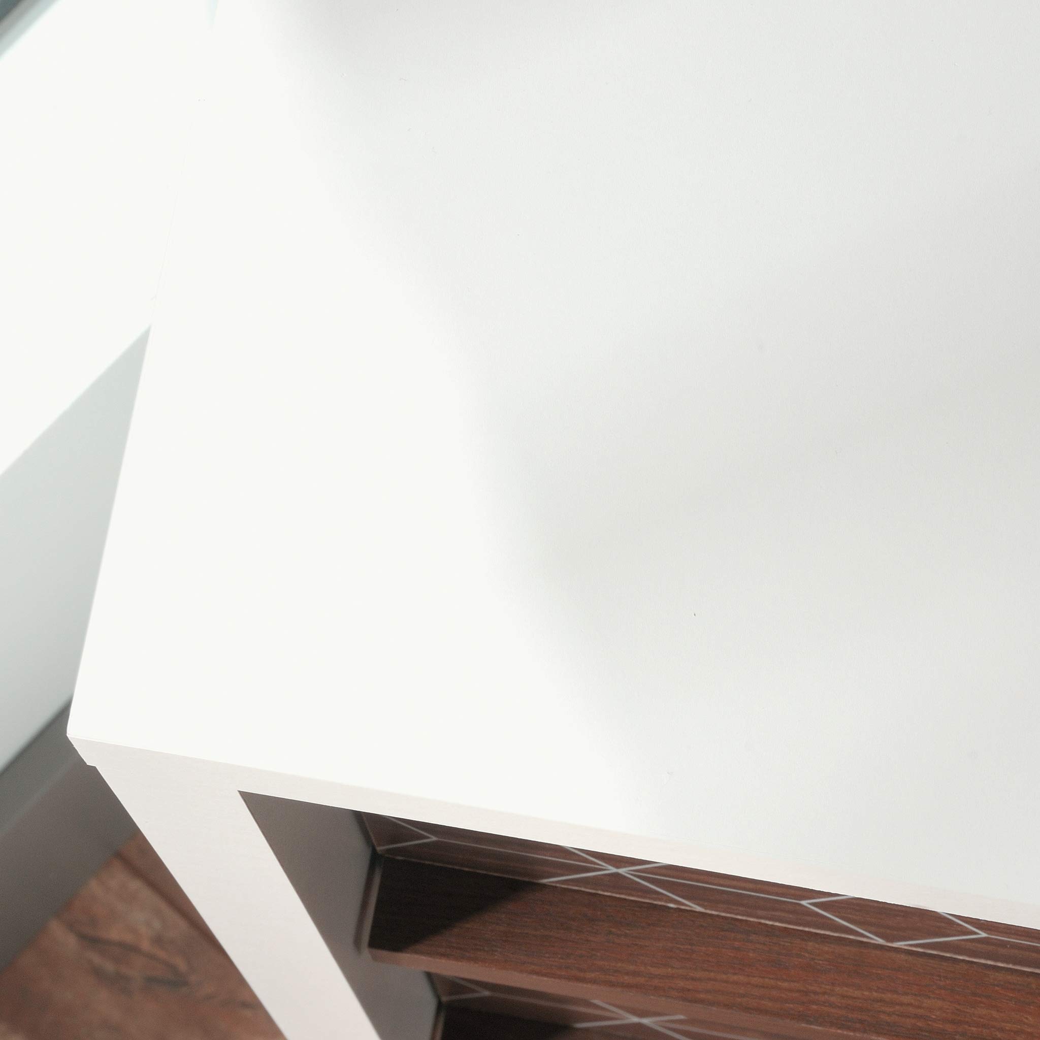 Sauder Harvey Park Dresser, L: 31.102" x W: 17.48 H:46.811", Soft White Finish - Image 7