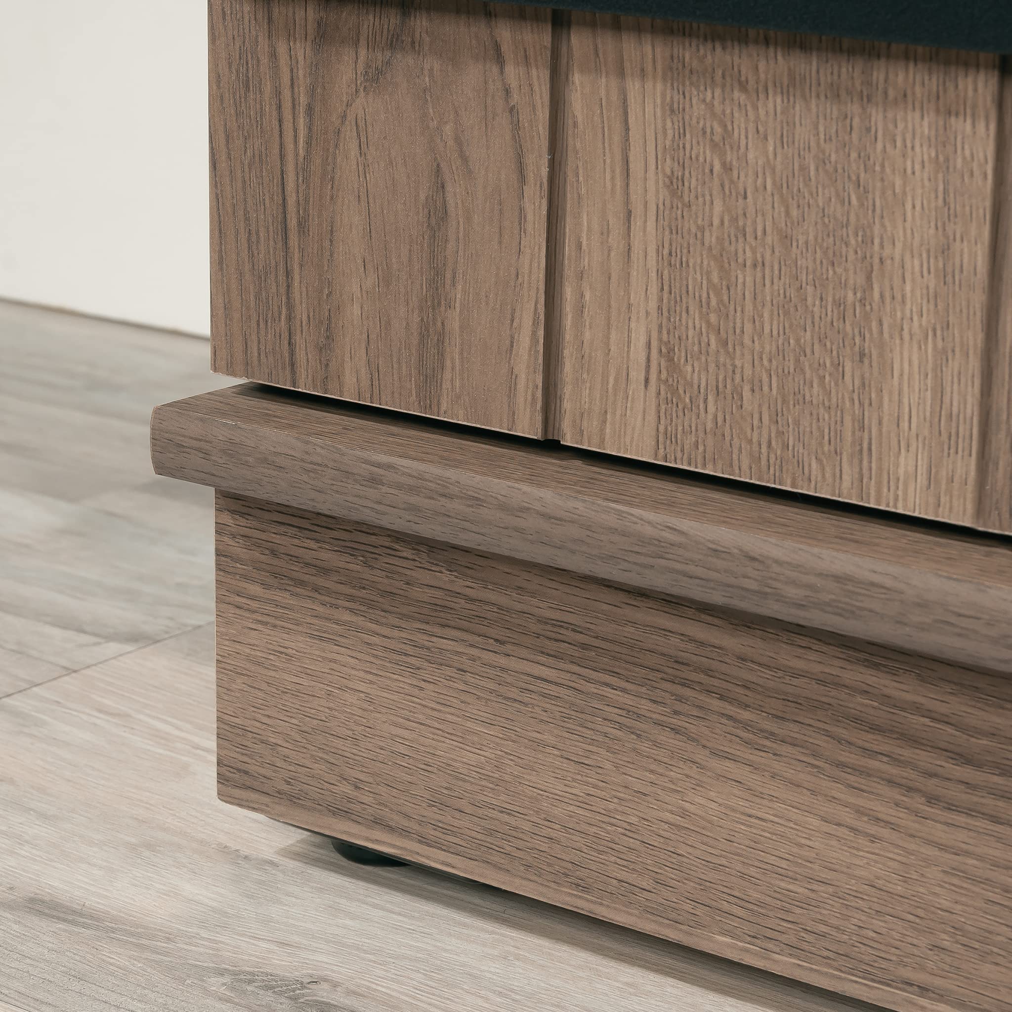 Sauder HomePlus 2-Door Farmhouse Storage Cabinet/Pantry cabinets, Salt Oak Finish - Image 10