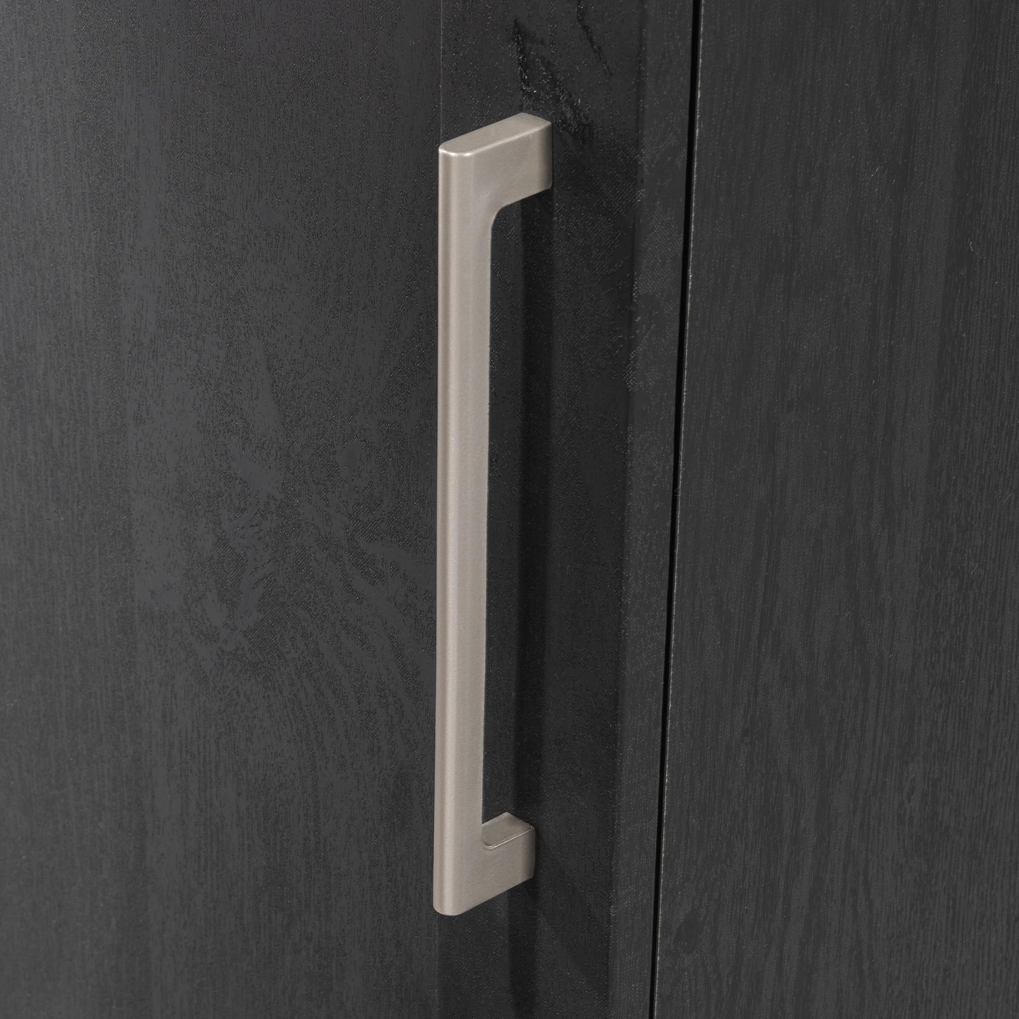 Sauder HomePlus Kitchen Pantry Storage Cabinet Slim Single Door with Adjustable Shelves, Living Room Storage Cabinet, in Raven Oak - Image 6