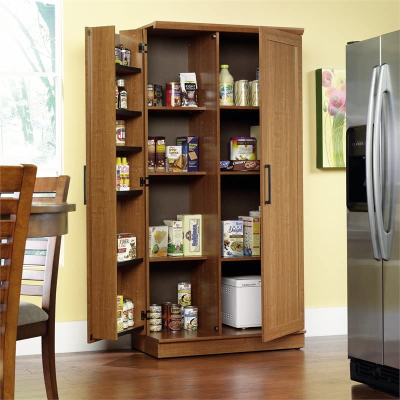 Sauder HomePlus Storage Cabinet/ Pantry cabinets, Sienna Oak finish - Image 10