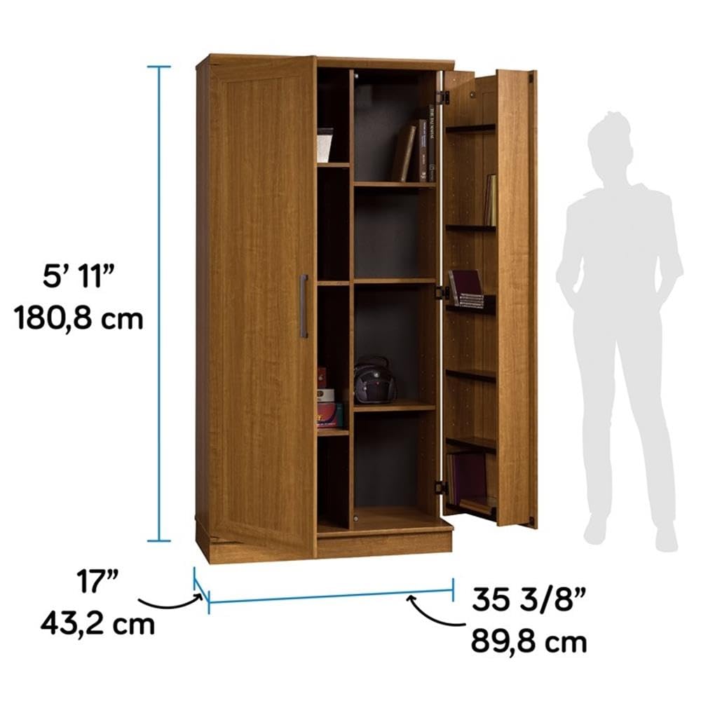 Sauder HomePlus Storage Cabinet/ Pantry cabinets, Sienna Oak finish - Image 3