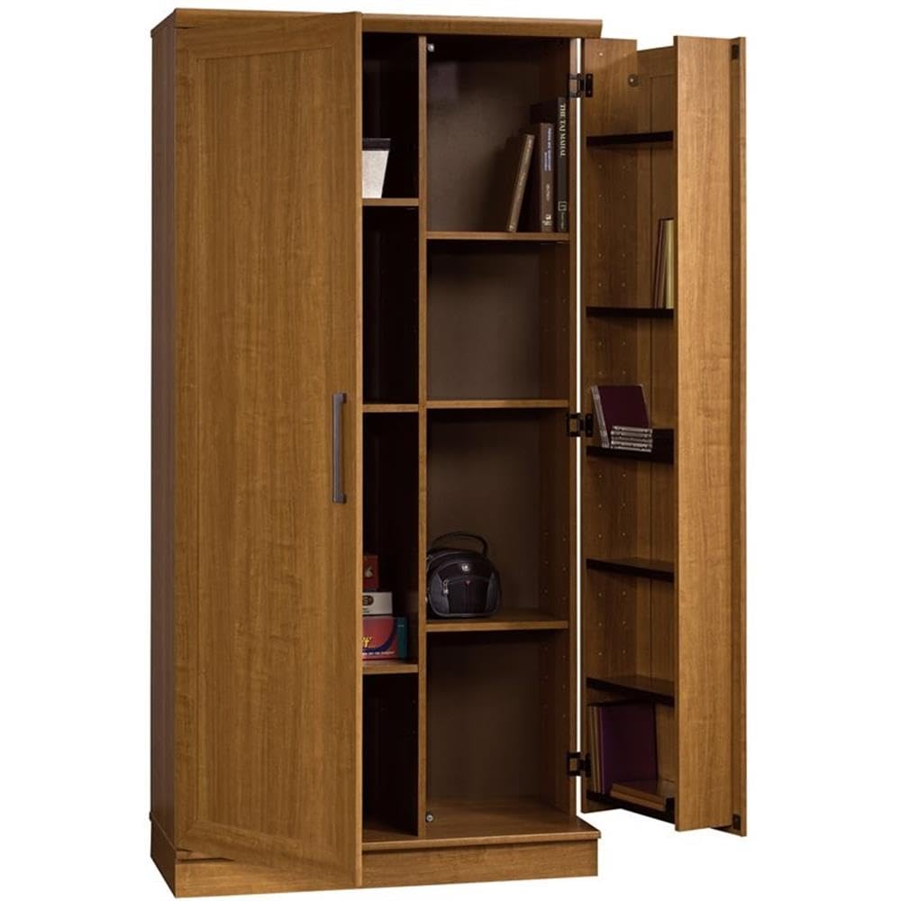 Sauder HomePlus Storage Cabinet/ Pantry cabinets, Sienna Oak finish - Image 4