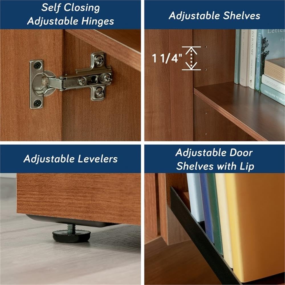 Sauder HomePlus Storage Cabinet/ Pantry cabinets, Sienna Oak finish - Image 9