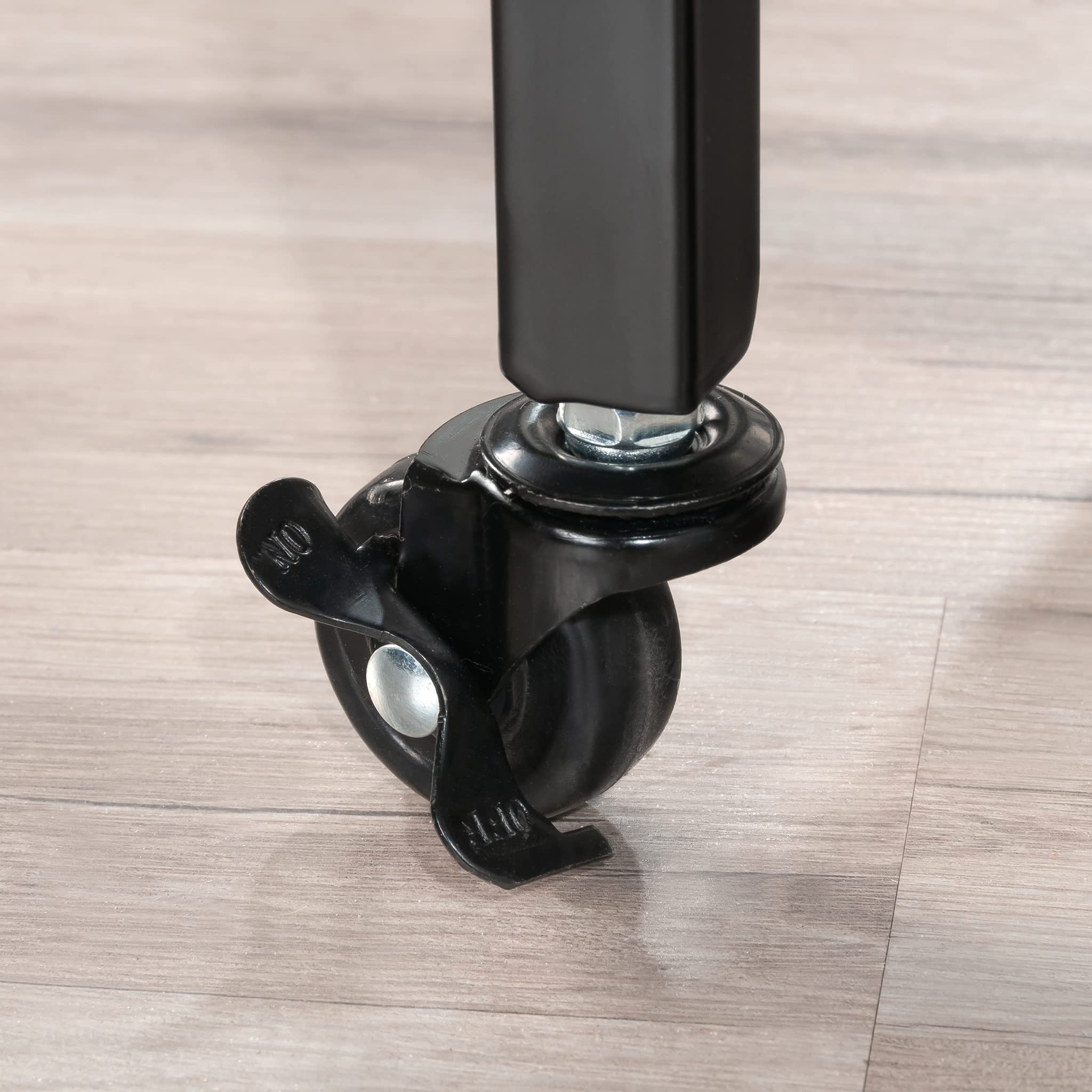 Sauder International Lux Bar Cart, Black Finish - Image 12