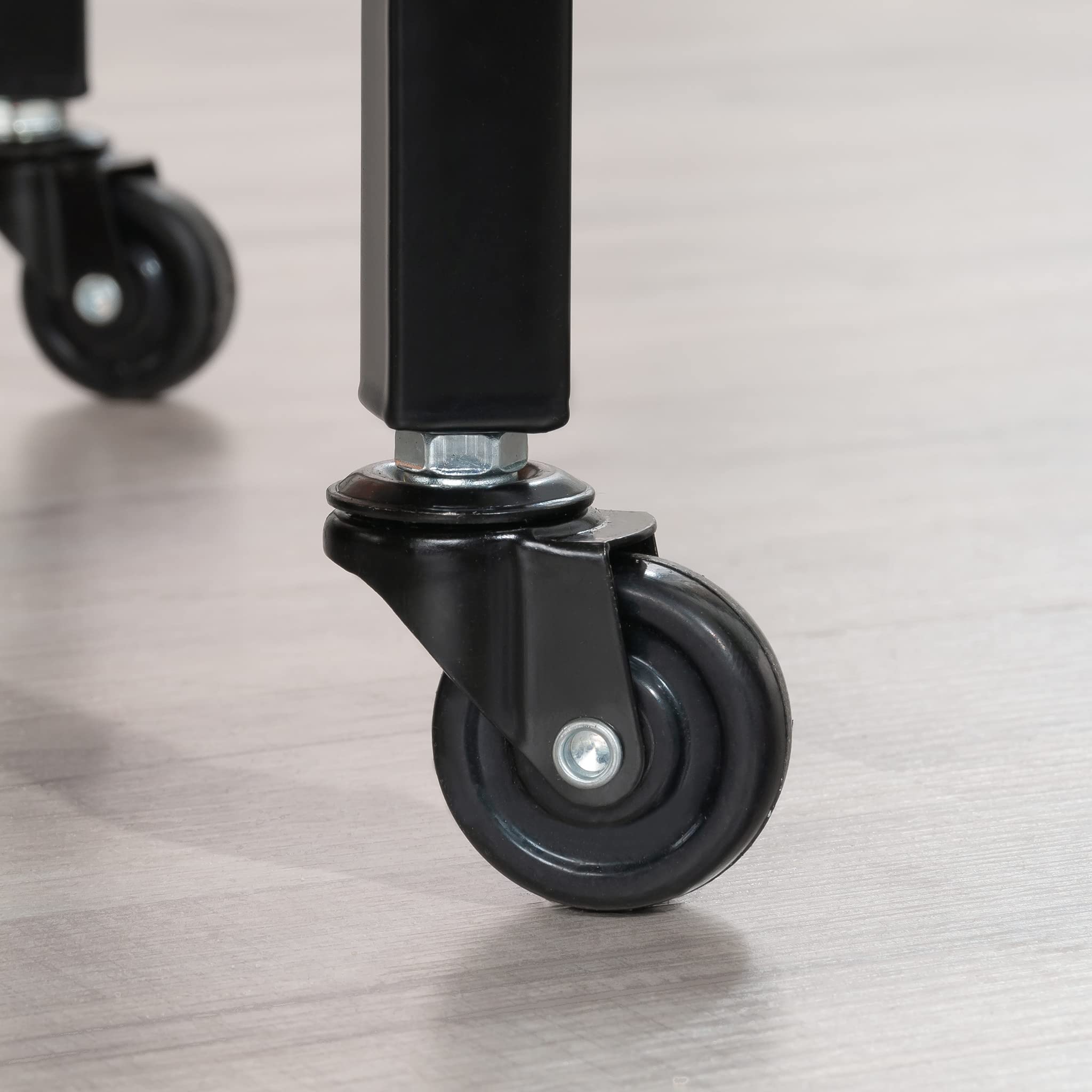 Sauder International Lux Bar Cart, Black Finish - Image 13