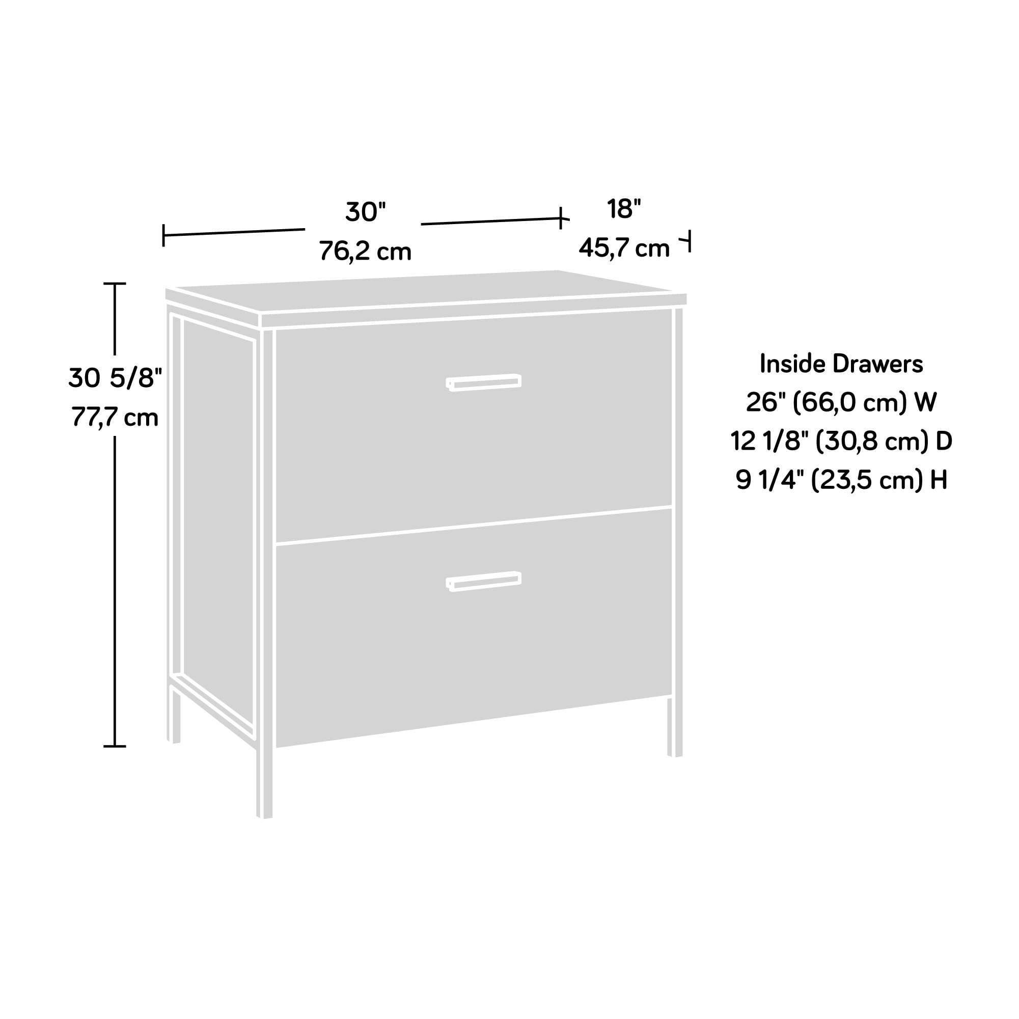 Sauder Market Commons Lateral File, Prime Oak Finish - Image 3