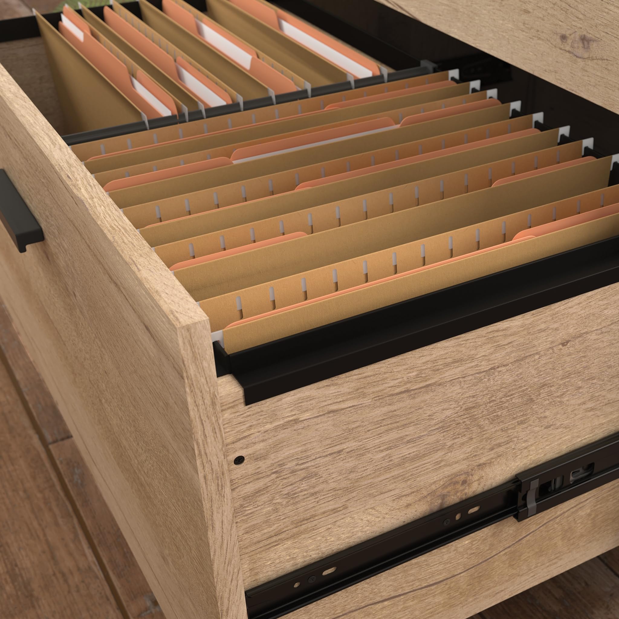 Sauder Market Commons Lateral File, Prime Oak Finish - Image 6