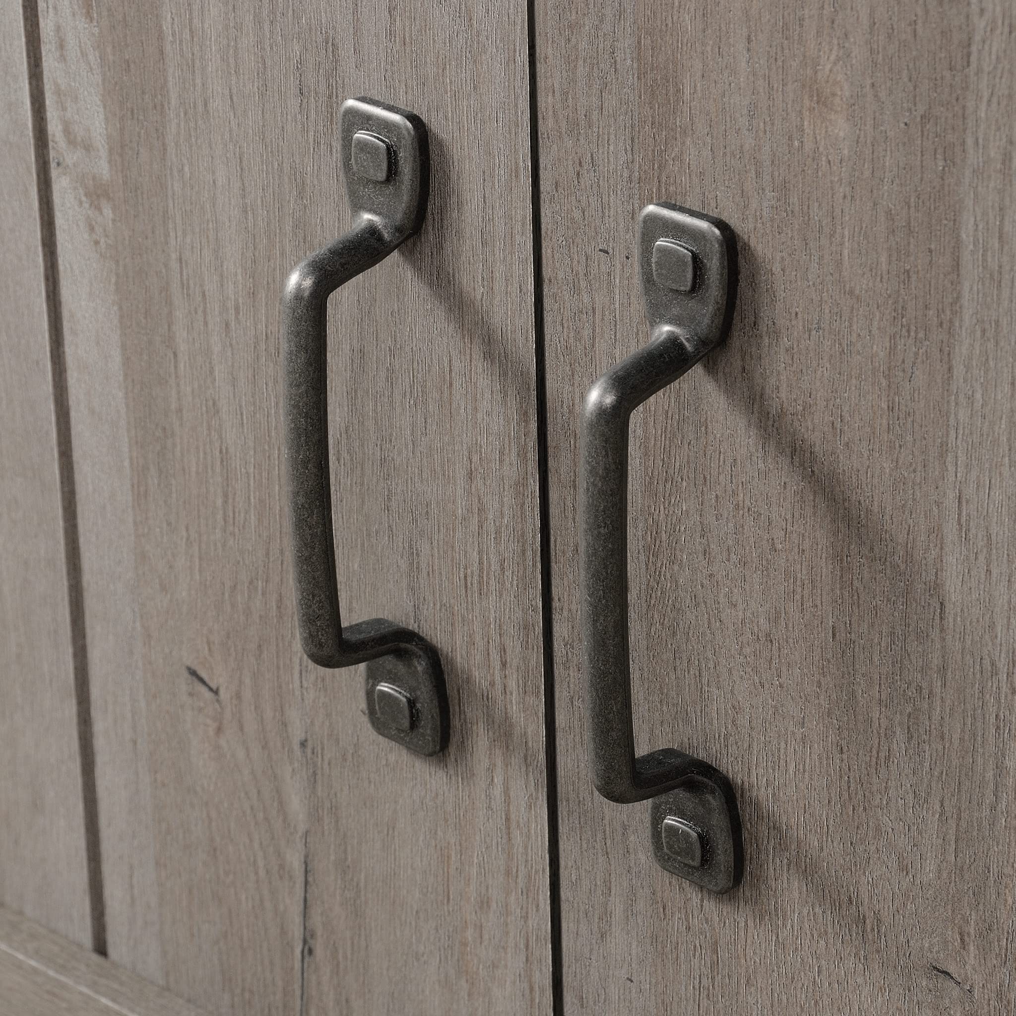 Sauder Misc Entertainment TV Credenza, for TVs up to 70", Mystic Oak Finish - Image 11