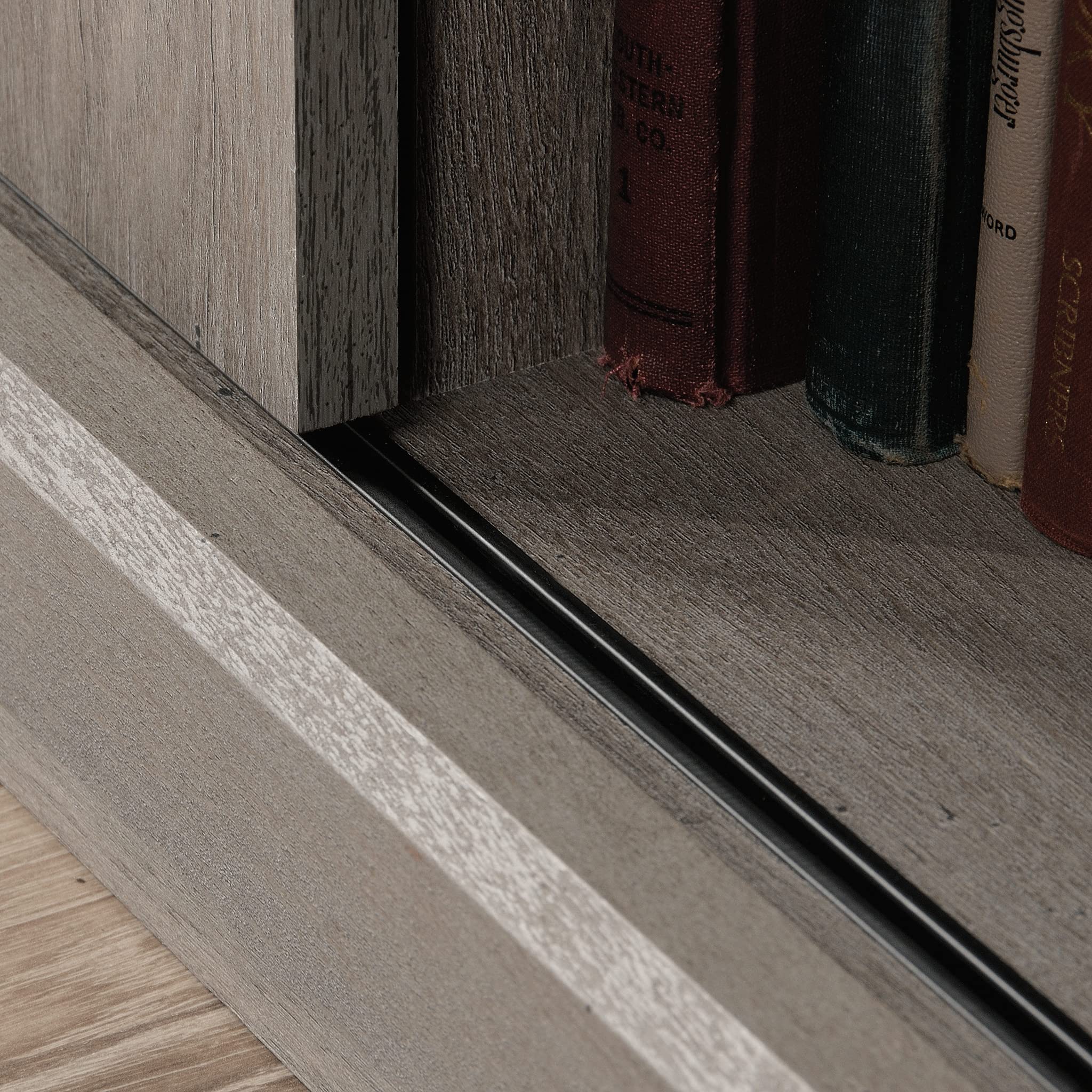 Sauder Misc Entertainment TV Credenza, for TVs up to 70", Mystic Oak Finish - Image 9