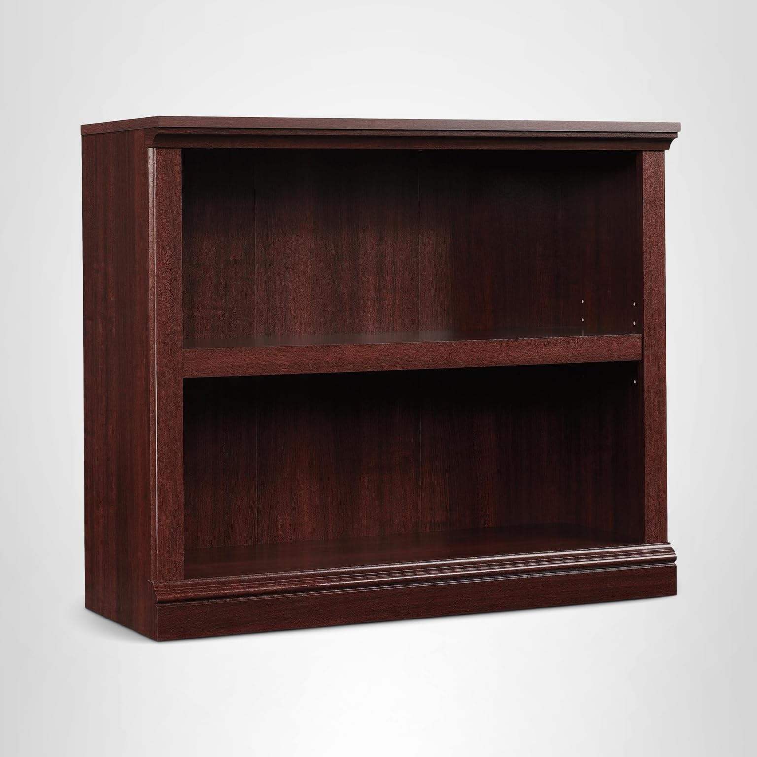 Sauder Miscellaneous Storage 2-Shelf Bookcase/ book shelf, Select Cherry finish - Image 8