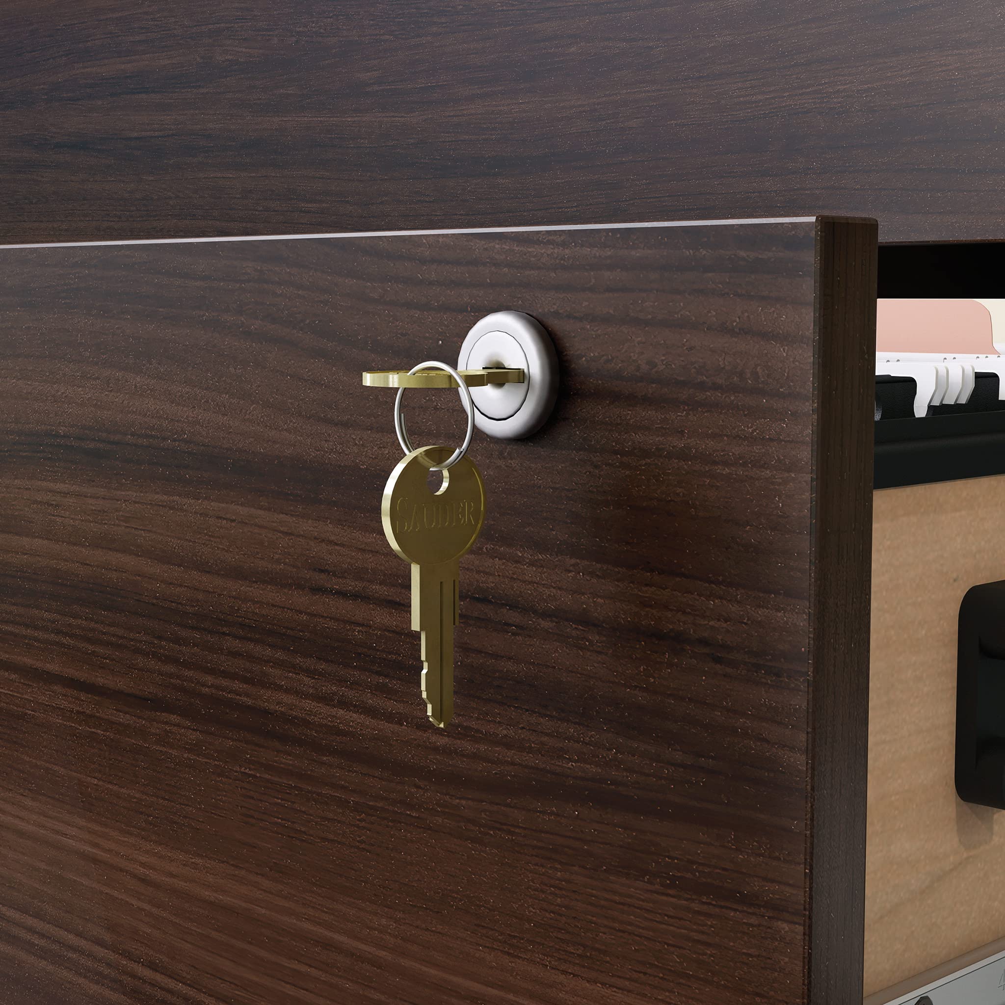 OfficeWorks by Sauder Affirm Lateral File, L: 35.43'' x W: 23.47'' x H: 29.29'', Noble Elm - Image 8