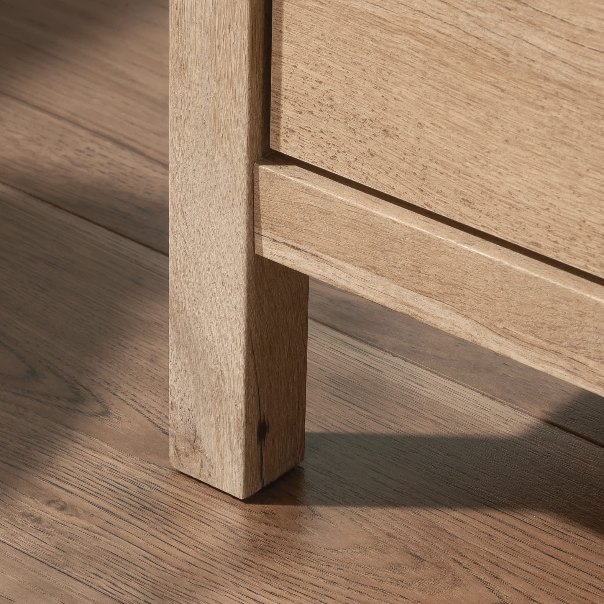 Sauder Pacific View 6-Drawer Bedroom Dresser, Prime Oak Finish - Image 10