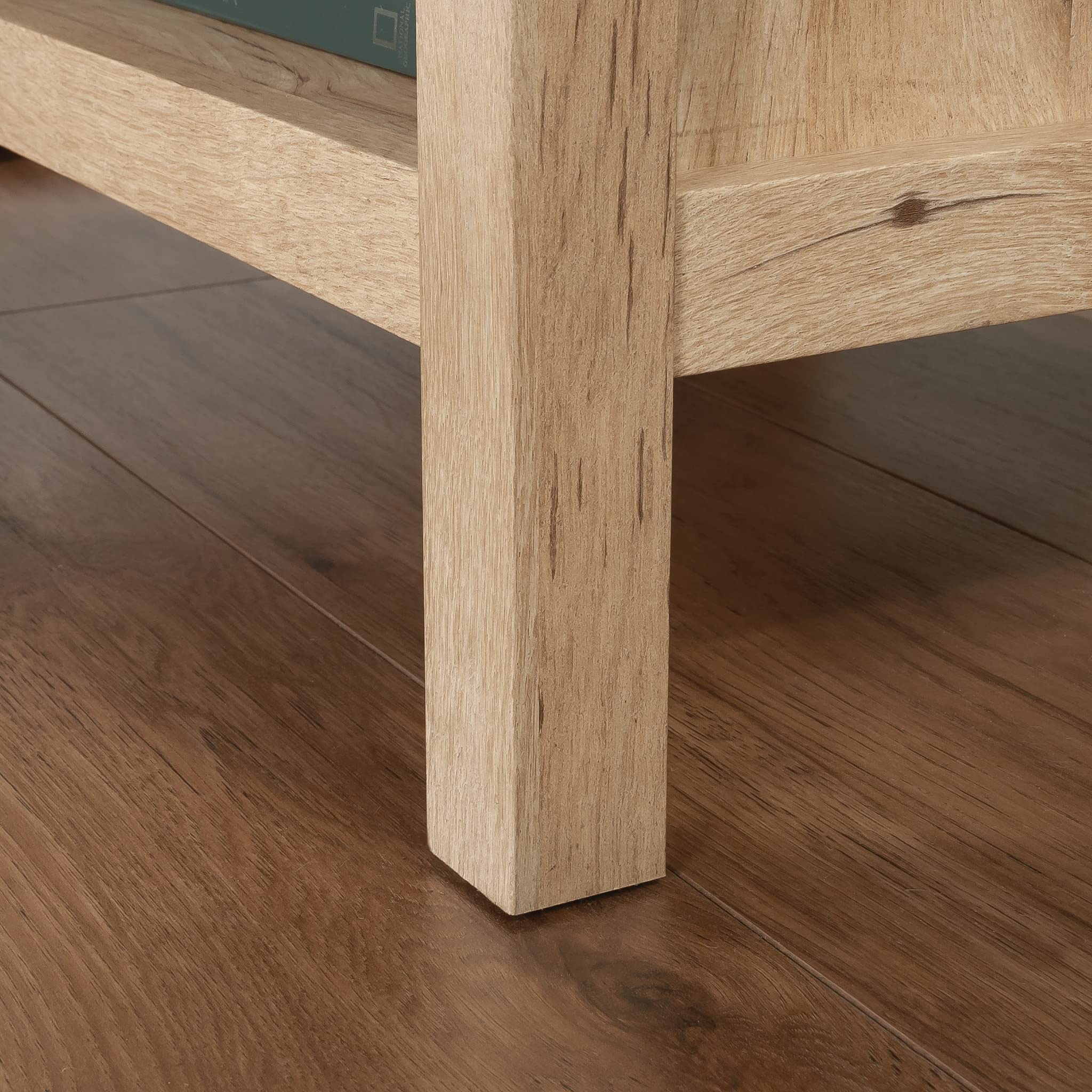 Sauder Pacific View Bedroom Night Stand, Spacious Storage, 1 Drawer Nightstand, Prime Oak Finish - Image 11