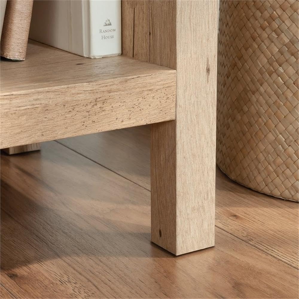 Sauder Pacific View Horizontal Bookcase, Prime Oak Finish - Image 9