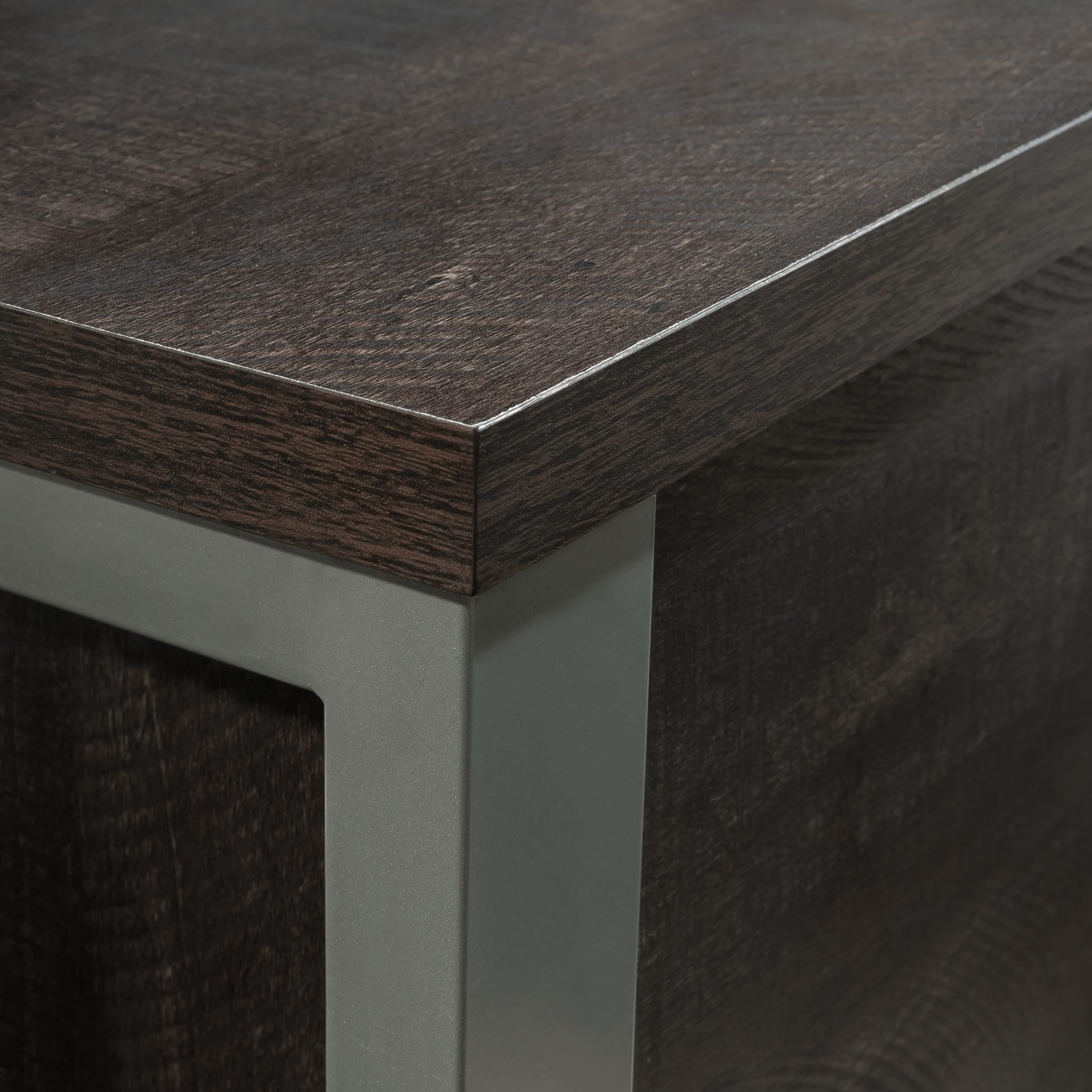 Sauder Rock Glen 2-Drawer Lateral File Cabinet, Blade Walnut Finish - Image 4