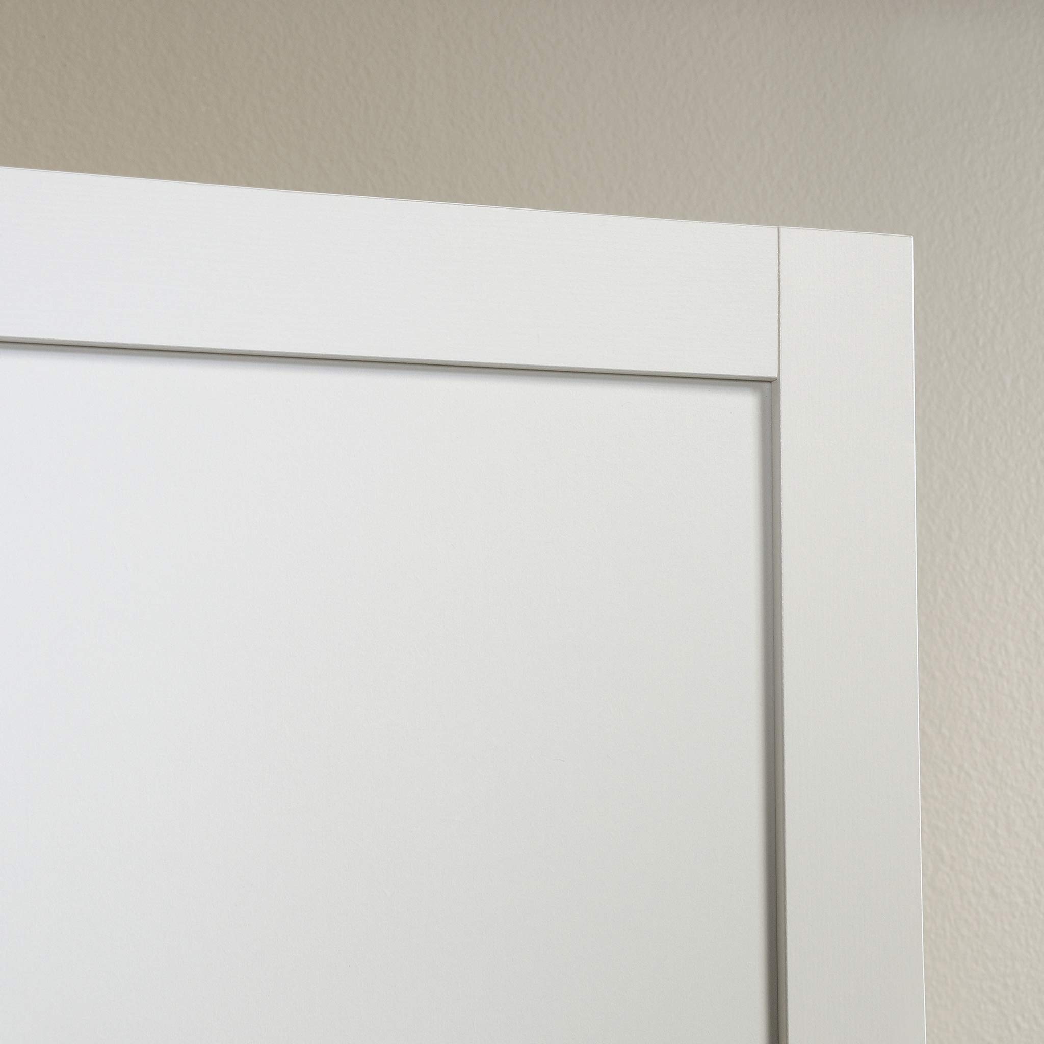 Sauder Select Multipurpose Bedroom Armoire Wardrobe Closet Pantry Storage Cabinet with Storage Drawers and Hanging Rail, in Soft White finish - Image 5