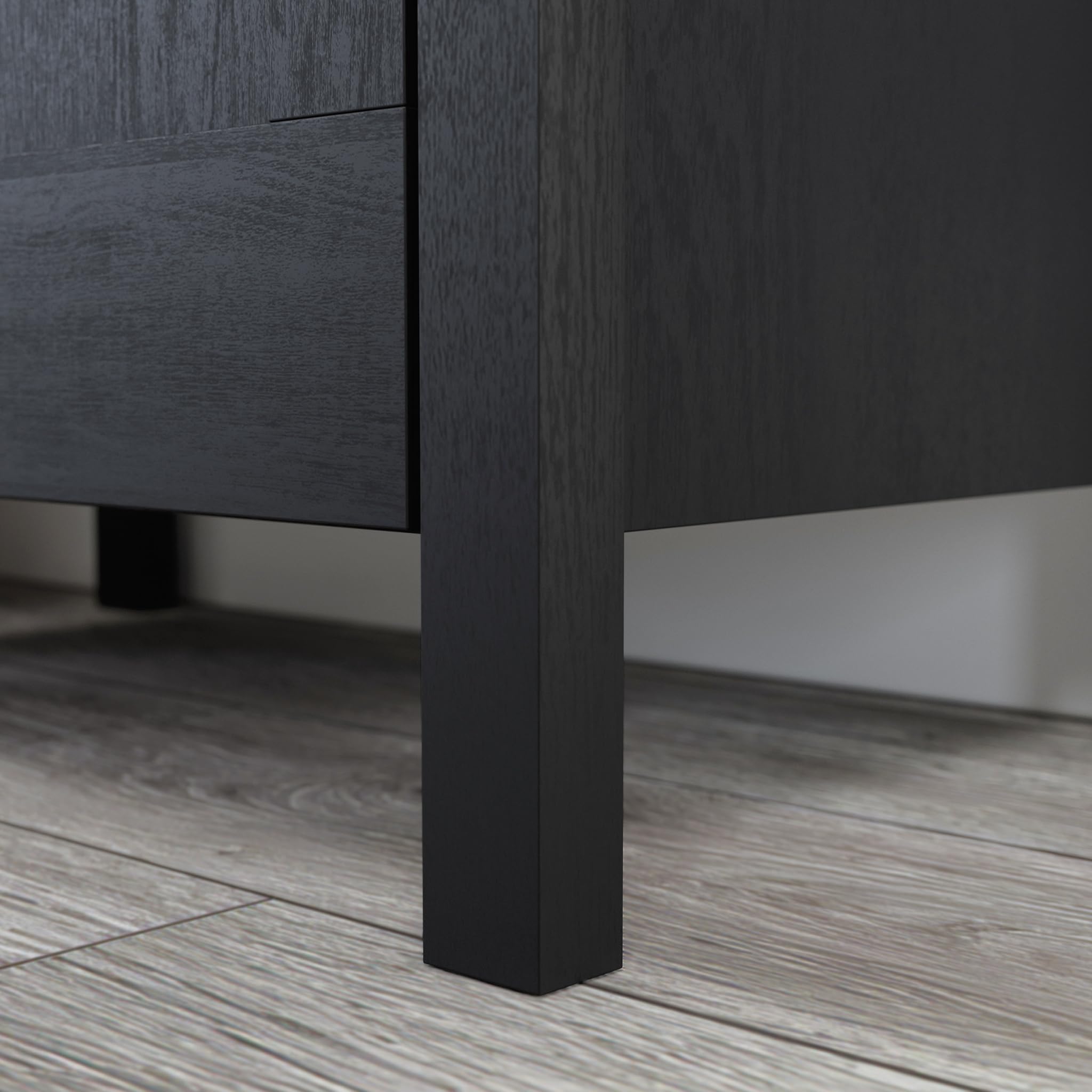 Sauder Select Two-Door Storage Cabinet, Versatile Home Storage Solution, Raven Oak Finish - Image 7