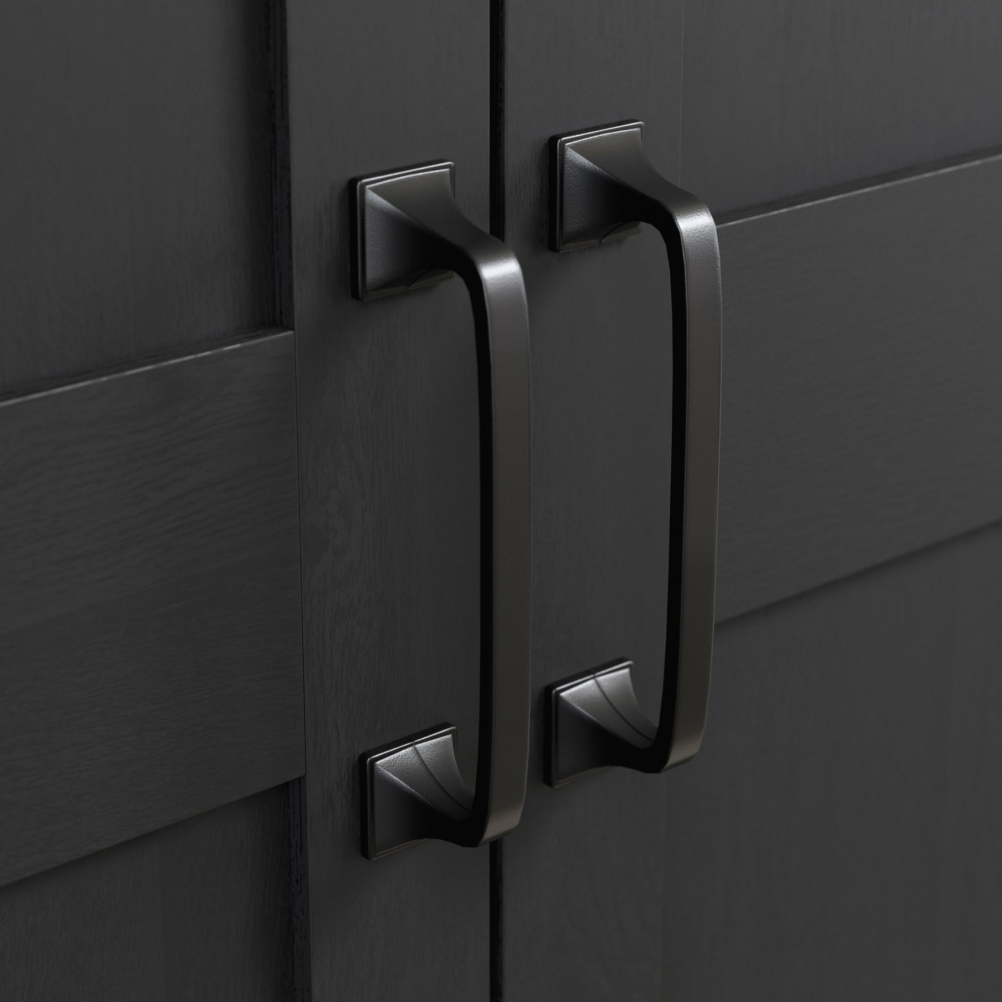 Sauder Select Two-Door Storage Cabinet, Versatile Home Storage Solution, Raven Oak Finish - Image 8