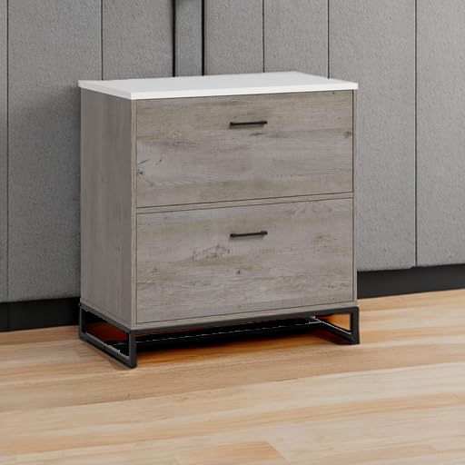 Sauder Tremont Row 2-Drawer Lateral File Cabinet, Mystic Oak Finish - Image 5